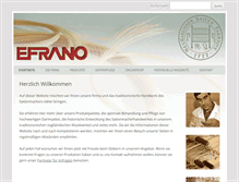 Tablet Screenshot of efrano.de